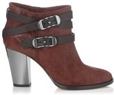 Thumbnail for your product : Jimmy Choo Melba  Coarse Metallic Leather Ankle Boots