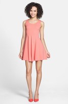 Thumbnail for your product : Lush Textured Skater Dress (Juniors)