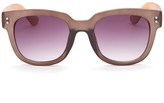 Thumbnail for your product : Steve Madden Women's Wayfarer Plastic Matte Finish Sunglasses