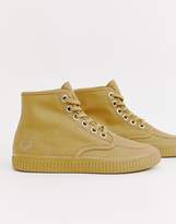 Thumbnail for your product : Fred Perry Waxed Canvas High Top Sneaker