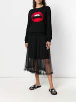 Thumbnail for your product : Markus Lupfer lips intarsia sweater