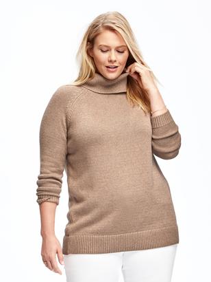 Old Navy Hi-Lo Plus-Size Sweater-Knit Turtleneck Tunic