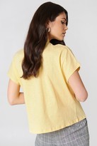 Thumbnail for your product : NA-KD Na Kd High Neck Cap Sleeve Top Bright Red
