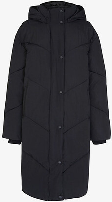 Whistles Tessa padded recycled-polyester hooded puffer coat