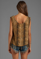 Thumbnail for your product : Indah Jaz Fringe Tank With Shell Necklace