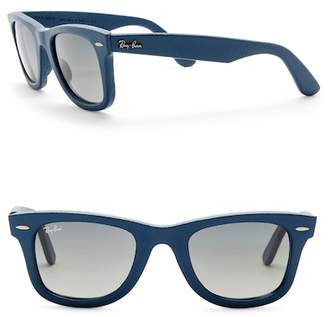 Ray-Ban Wayfarer Leather Sunglasses