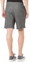 Thumbnail for your product : Alexander Wang T by Speckled French Terry Shorts