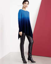 Thumbnail for your product : Neiman Marcus Ombre Cashmere Asymmetric Tunic