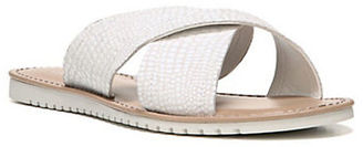 Franco Sarto Quentin Embossed-Leather Slides
