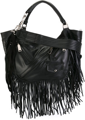 DSQUARED2 Babe Wire fringed hobo bag
