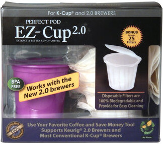 Perfect Pod EZ-Cup 2.0 Reusable Filter Cup Starter Pack