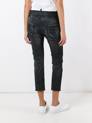 DSQUARED2 Cool Girl cropped microstudded jeans
