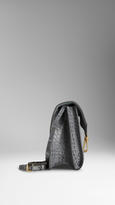 Thumbnail for your product : Burberry Small Antiqued Alligator Crossbody Bag