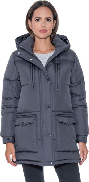 Sebby Womens's3/4PufferCoat-S.E.B.BySebbyGreyX-Large