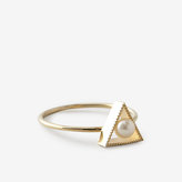 Thumbnail for your product : Steven Alan GRACE LEE triangle pearl ring