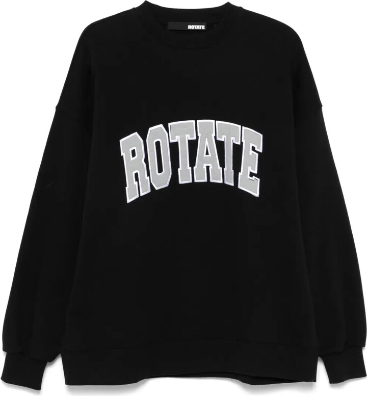 Rotate by Birger Christensen Logo-Embroidered Sweatshirt