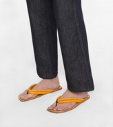 Thumbnail for your product : Dries Van Noten Leather thong sandals