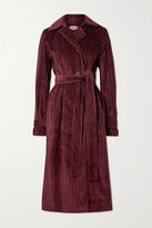 Thumbnail for your product : VVB Belted Cotton-corduroy Coat