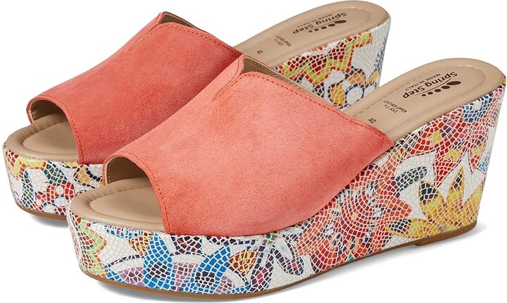 Spring Step Laylani Women's Shoes Coral Suede : EU 35 (US Women's 5) M