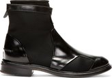 Thumbnail for your product : Paul Smith Black Leather & Neoprene Morrison Boots