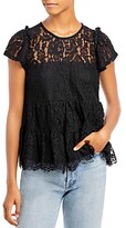 Aqua Lace Top | Shop the worldâs largest collection of fashion | ShopStyle
