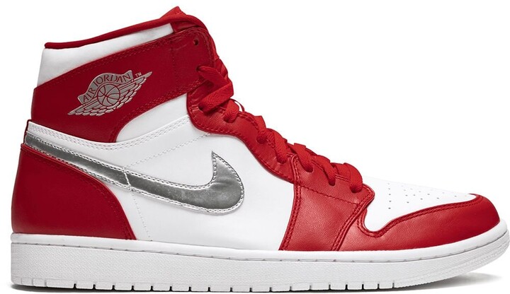 mens red nike high tops