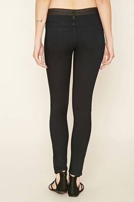 Forever 21 Contemporary Life in Progress Paneled Skinny Jeans