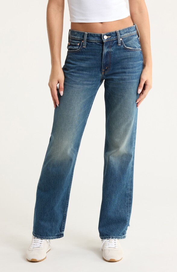 Mother Lil' Reifler Relaxed Straight Leg Jeans