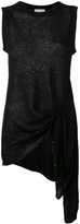 Brunello Cucinelli - ruched detail vest top - women - Soie/Lin/Polyamide - XL
