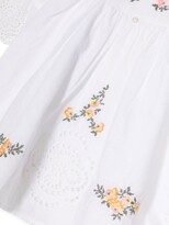 Thumbnail for your product : Tartine et Chocolat Floral-Embroidered Cotton Dress