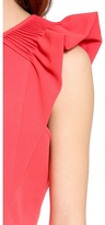 Thumbnail for your product : Halston Ruffle Cap Sleeve Top