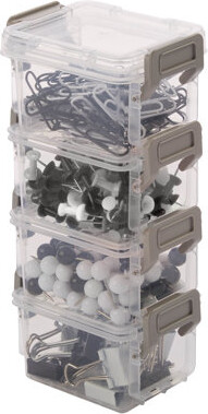 Simplify 4 Pack 5oz Stackable Storage Boxes