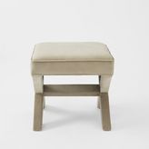 Thumbnail for your product : west elm Cross Base Ottoman - Stone