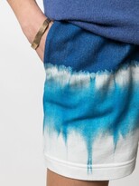 Thumbnail for your product : Alberta Ferretti Tie-Dye Track Shorts