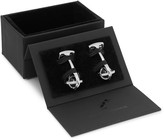 Thumbnail for your product : Deakin & Francis Gimbal Rhodium-Plated And Quartz Cufflinks