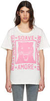 Gucci Off-White Soave Amore Panther T-Shirt
