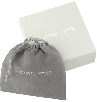 Michael Kors Carved Hearts Rose Quartz and Pavé Crystal Heart Ring