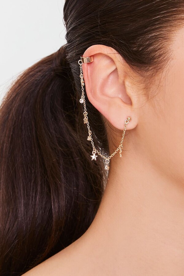Ear To Ear Chain Earrings | Shop the world's largest collection of 