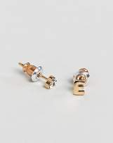 Thumbnail for your product : Orelia E Initial Earrings