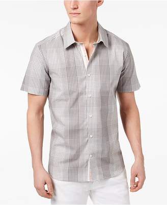 Ryan Seacrest Distinction Ryan Seacrest Men's Slim-Fit Plaid Shirt
