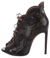 Thumbnail for your product : Alaia Peep-Toe Cutout Booties