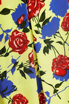 Thumbnail for your product : Emilia Wickstead Riona Pleated Floral-print Silk Crepe De Chine Mini Dress