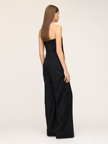 Thumbnail for your product : Stella McCartney Straplesstailored Wool Jumpsuit