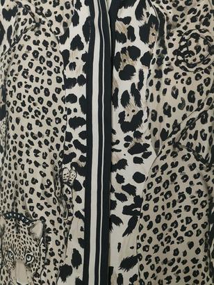 Roberto Cavalli 'Diamond Cats' blouse