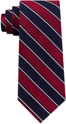 Club Room Men's Texture Stripe Silk Tie, Created for Macy's