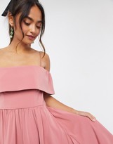 Thumbnail for your product : Forever New bardot mini dress in dusty rose