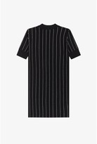 Thumbnail for your product : Fred Perry Pinstripe Knitted Dress Navy