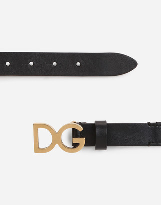 Dolce & Gabbana Stretch Tape Belt With Buckle