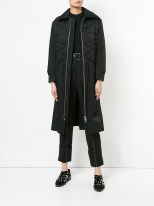 Yohji Yamamoto Pre-Owned Quilted Long Coat