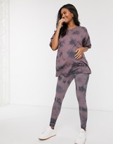 Thumbnail for your product : ASOS DESIGN Maternity oversized t-shirt in tonal tie dye